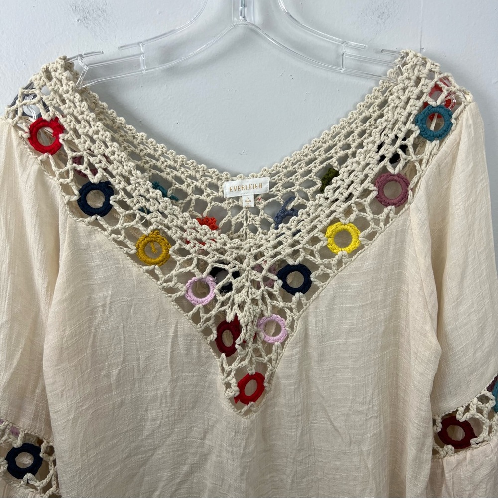 Everleigh Crochet Tunic Top - Picture 4 of 7